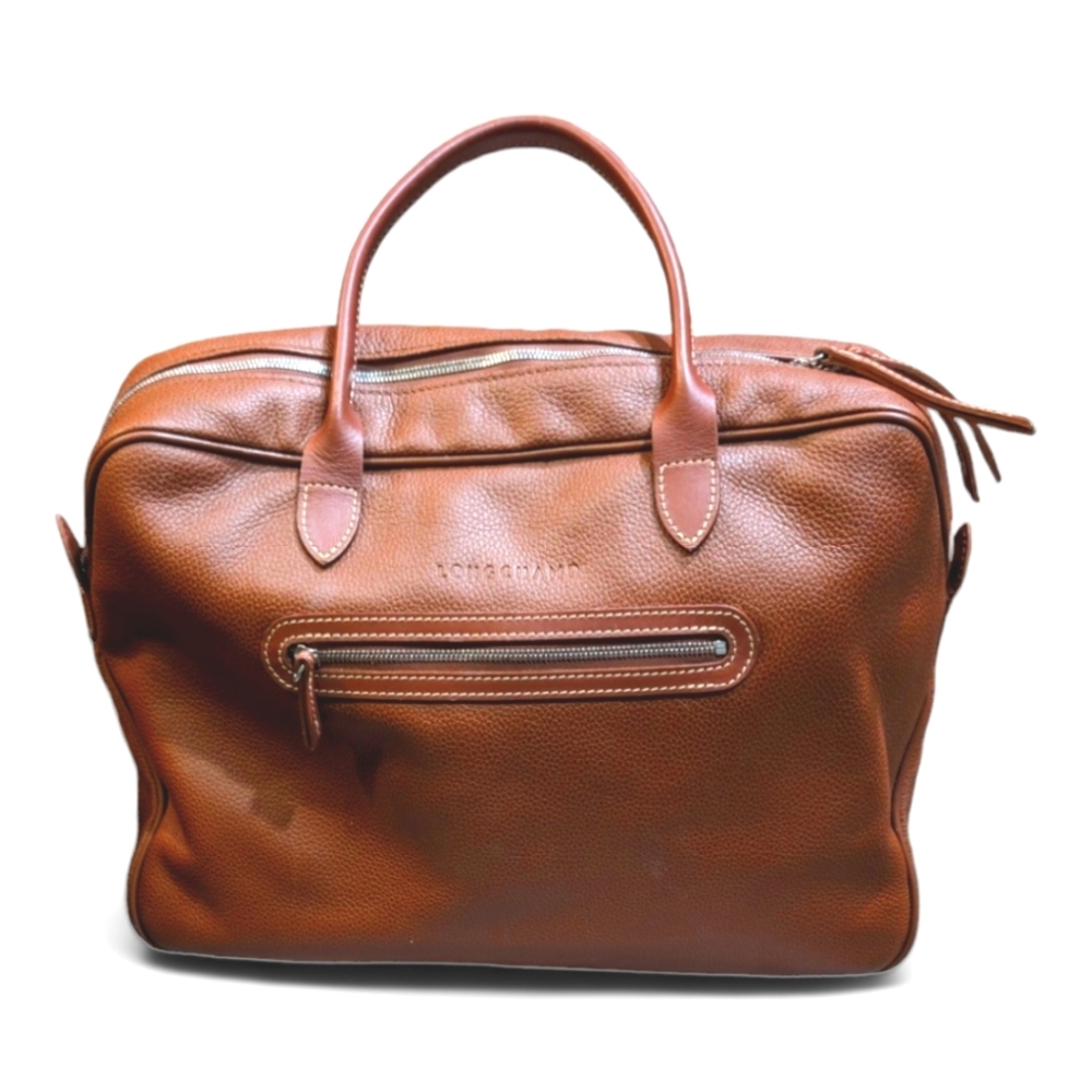 Longchamp Leather Bag - Brown
